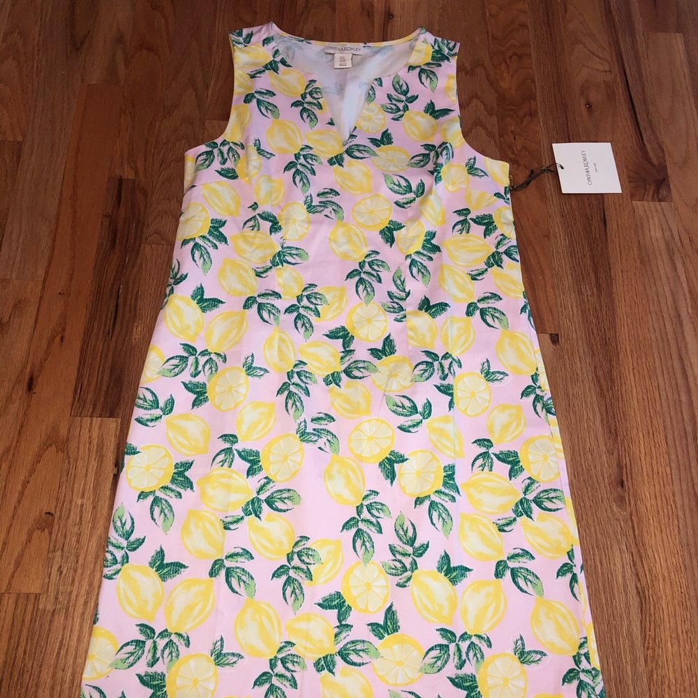 Cynthia Rowley Pink Lemon Dress, Size 6